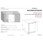 Avintage AVU50PLATINUM integreeritav veinikülmik - Image 11