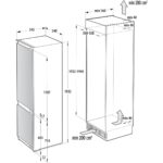 Gorenje NRKI519E82WF integreeritav külmik-sügavkülmik