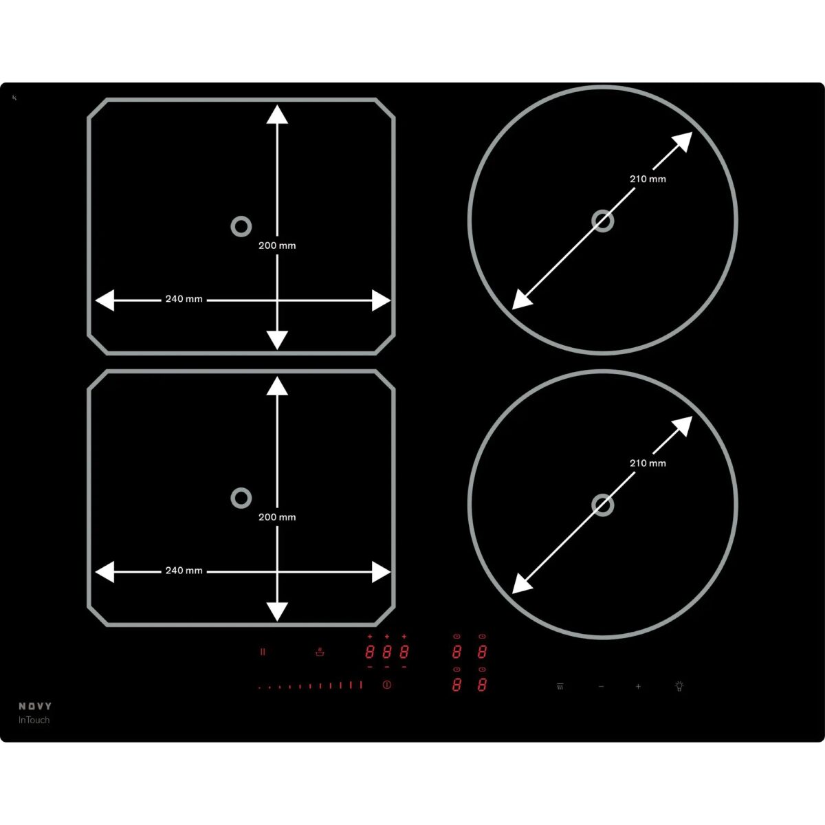 Induktsioonpliidiplaat NOVY Power 1763