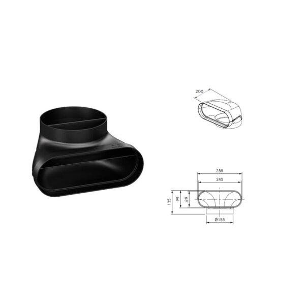 BORA Ecotube EFR90 ventilatsioonitoru