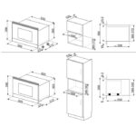 SMEG MP822NPO Colonial integreeritav mikrolaineahi - Image 3