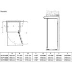Kluge KCP2358B vitriinkülmik must - Pilt 3