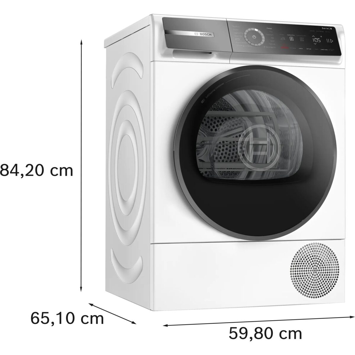 Bosch WQB246DASN soojuspumbaga trummelkuivati 9kg egmer grupp