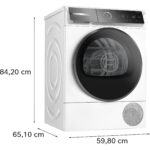Bosch WQB246DASN soojuspumbaga trummelkuivati 9kg egmer grupp