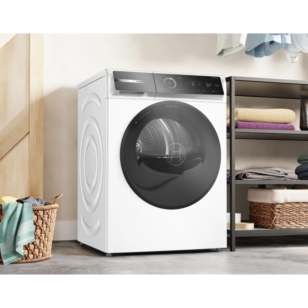 Bosch WRB247D0SN soojuspumbaga trummelkuivati 9kg egmer grupp
