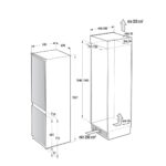 Gorenje NRKI619D61WFE integreeritav külmik-sügavkülmik joonis egmer grupp