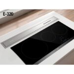 Pando E-320 integreeritav tööpinna õhupuhasti 90cm roostevaba paneel